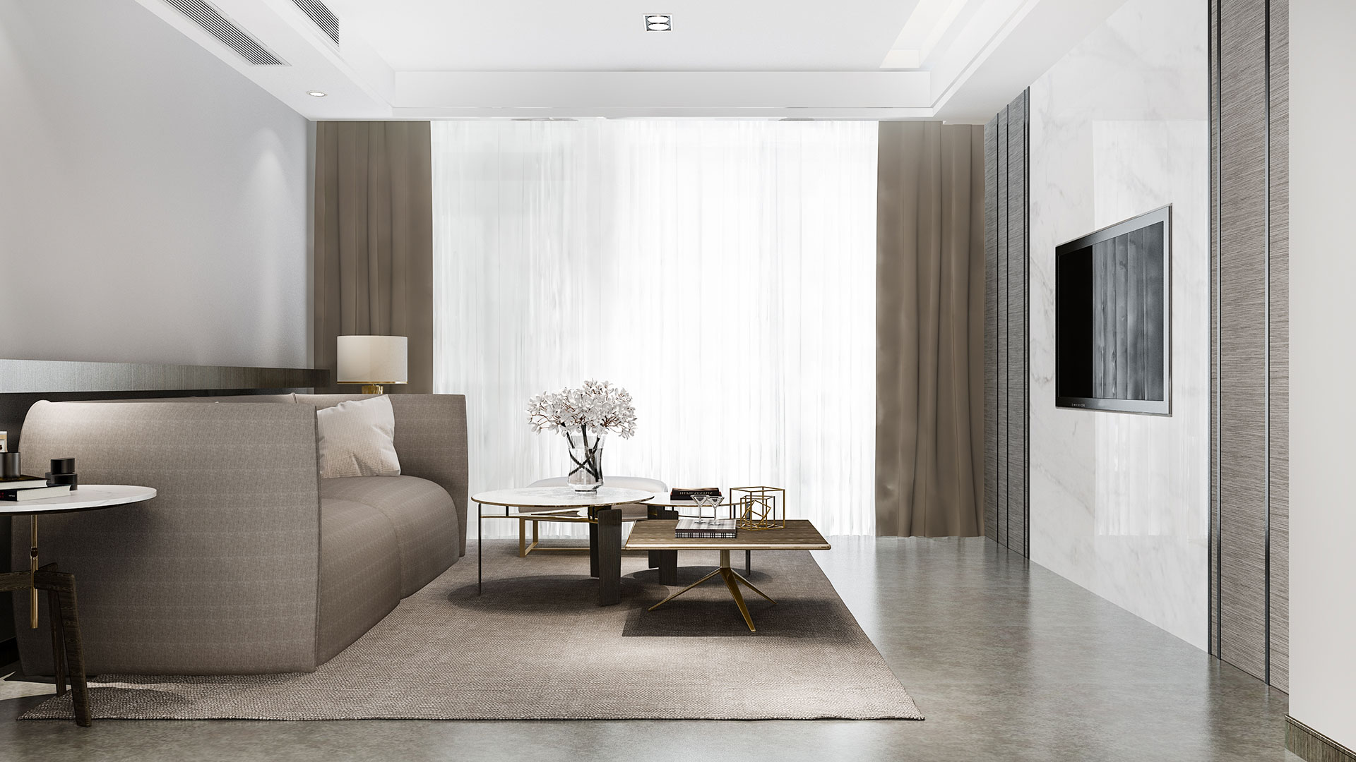 Modern condo interior design Malaysia with smart space planning by Sixmill Design